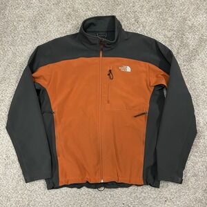The North Face Apex Bionic Jacket Mens Large Orange Gray Full Zip Gorpcore